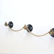 Stunning vintage gold metal coat holder, vintage