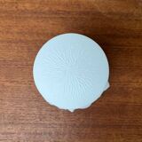 German mid-century white porcelain box with lid and shell motif by Kaiser, 1960s.