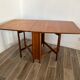 Scandinavian-style teak flap table