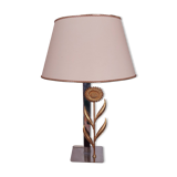 Lampe fleurs de tournesol design années 80's