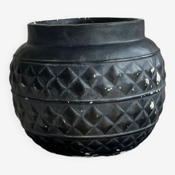 Terracotta pot vase