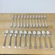 Housewife Christofle Boreal silver metal 22 pieces forks spoons