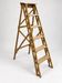 Vintage wooden painter's step ladder with a patina.