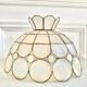 Suspension flower mother-of-pearl brass