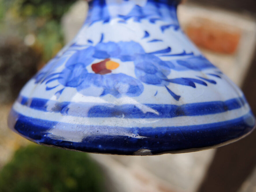 Former vase in faïence alcobaça portugal 60