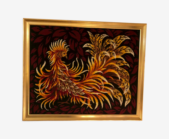 Tapisserie encadrée Royal Paris vintage années 60/70