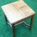 Table old table sofa square tray oak parquet style of Versailles