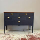 Art Nouveau style 6-drawer chest