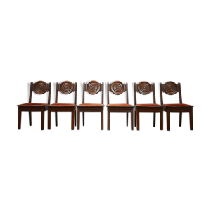 Ensemble de six chaises