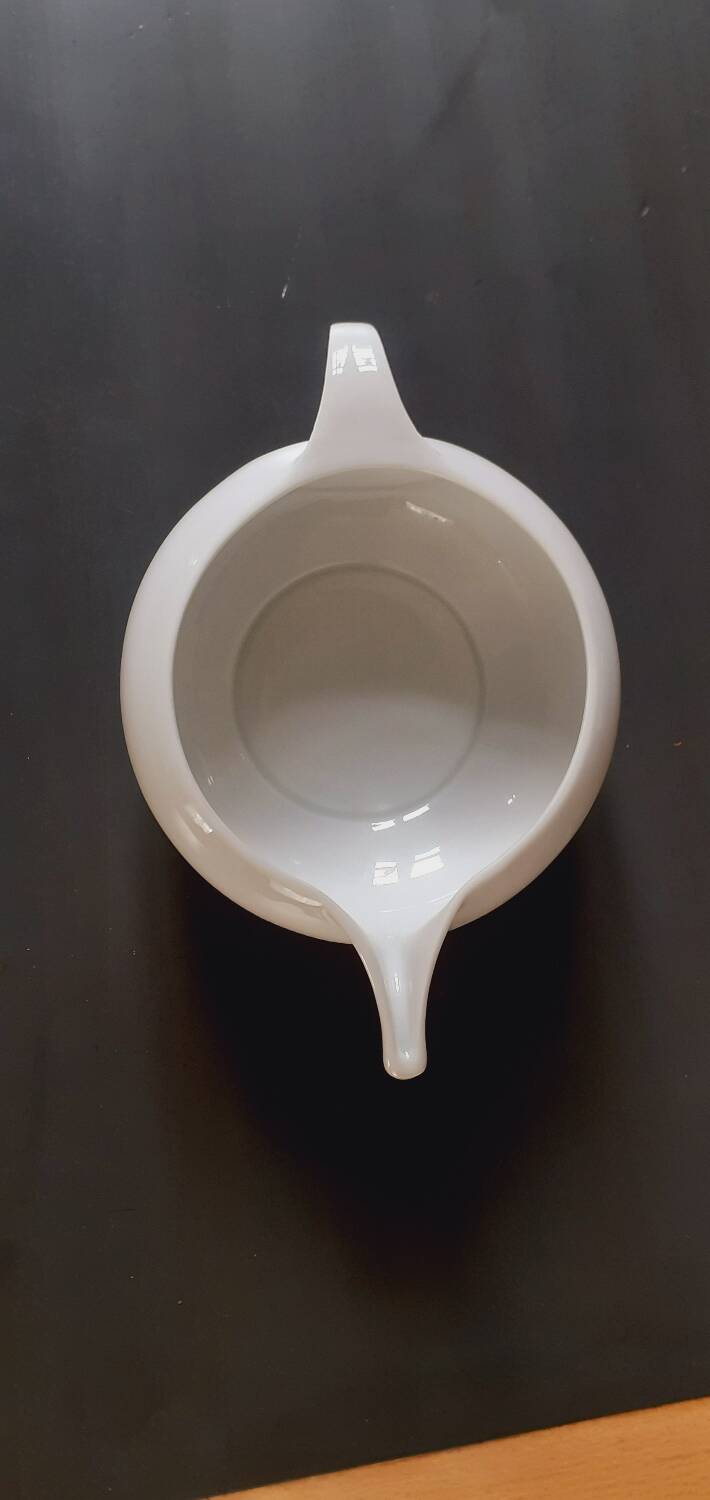 Space Age Sauceboat Year 70 porcelain Manufacture Royale De Limoges