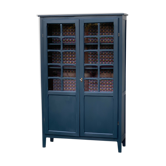 Parisian glass wardrobe vintage 1950