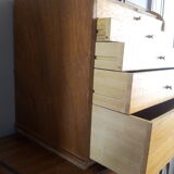 Small watchmaker's furniture with curtain. 50s