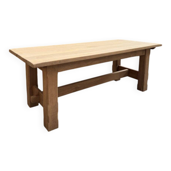 Table de ferme en chêne massif