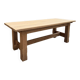 Solid oak farmhouse table