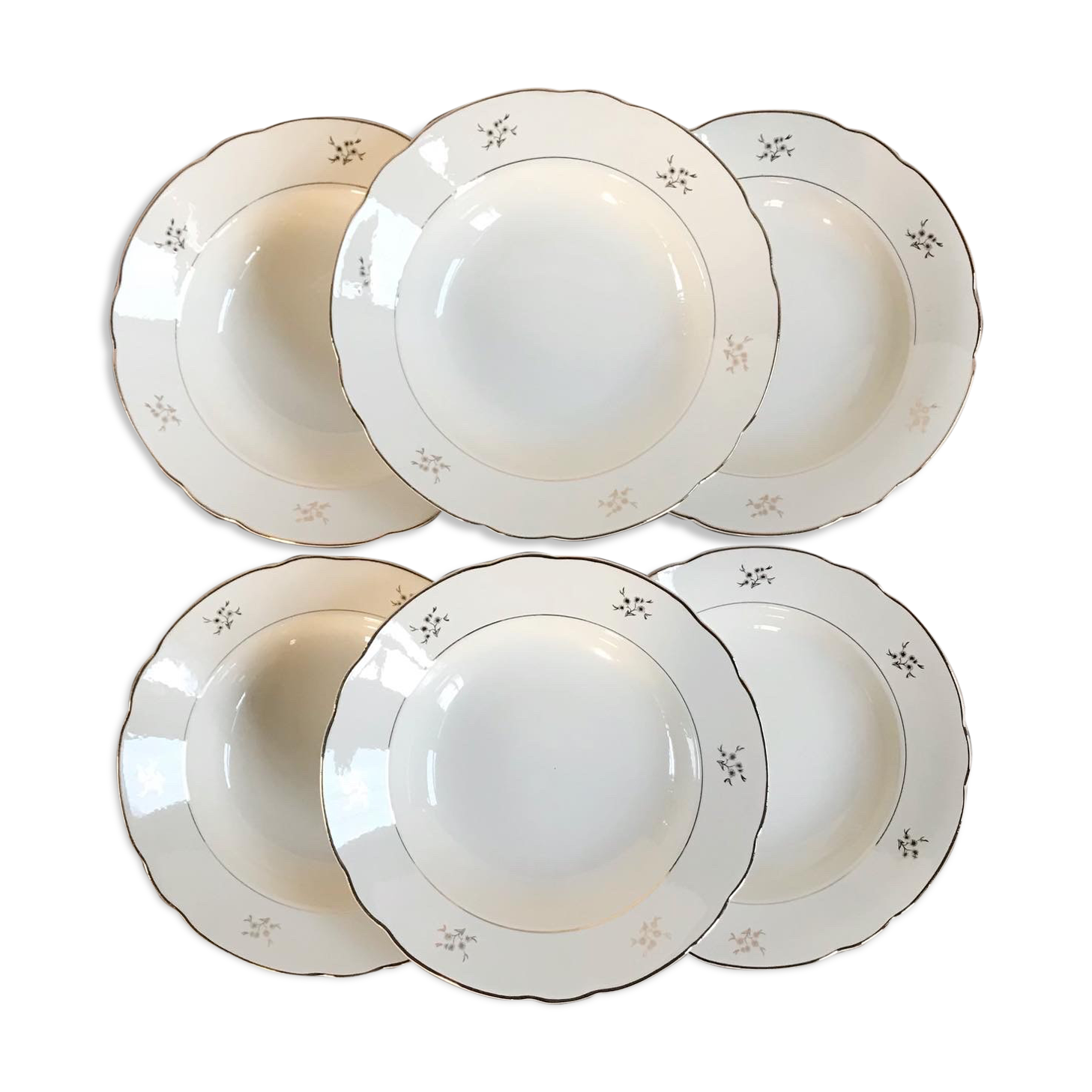 Lot de 6 assiettes creuses Villeroy & Bosch