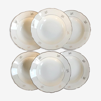 Set of 6 Villeroy & Bosch hollow plates