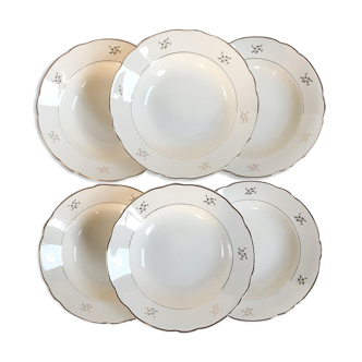 Set of 6 Villeroy & Bosch hollow plates