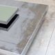 Stainless steel and glass coffee table by Ausenda, 1970Style