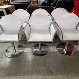 Set of 6 Italian design chairs