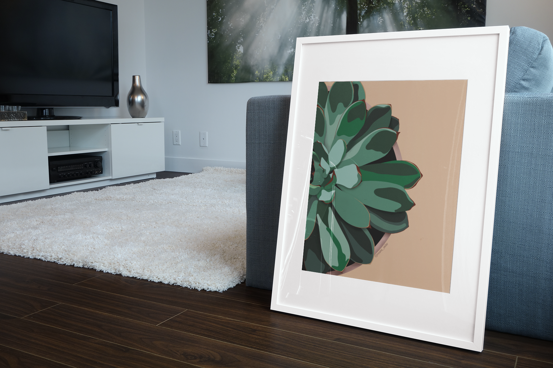 Illustration "Succulent #1" by Noums Atelier