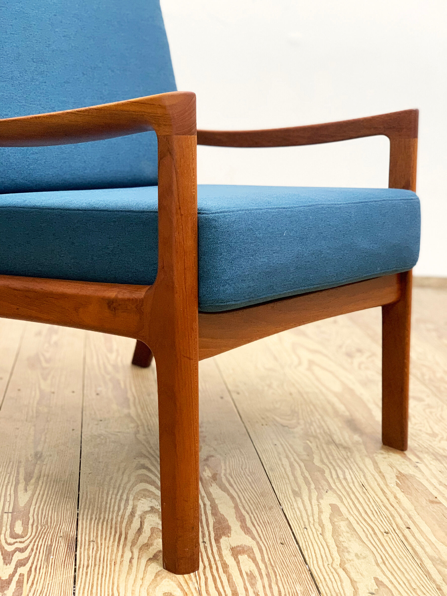 Teak armchair by Ole Wanscher for France & Son, Mid Century Modern Danish Design, 1950er
