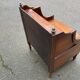 19th century Georgian bedside table in solid mahogany wood