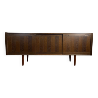 Large vintage Scandinavian sideboard in stained oak by Skovby, 1960s