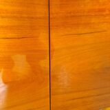 Armoire vintage en placage avec étagères