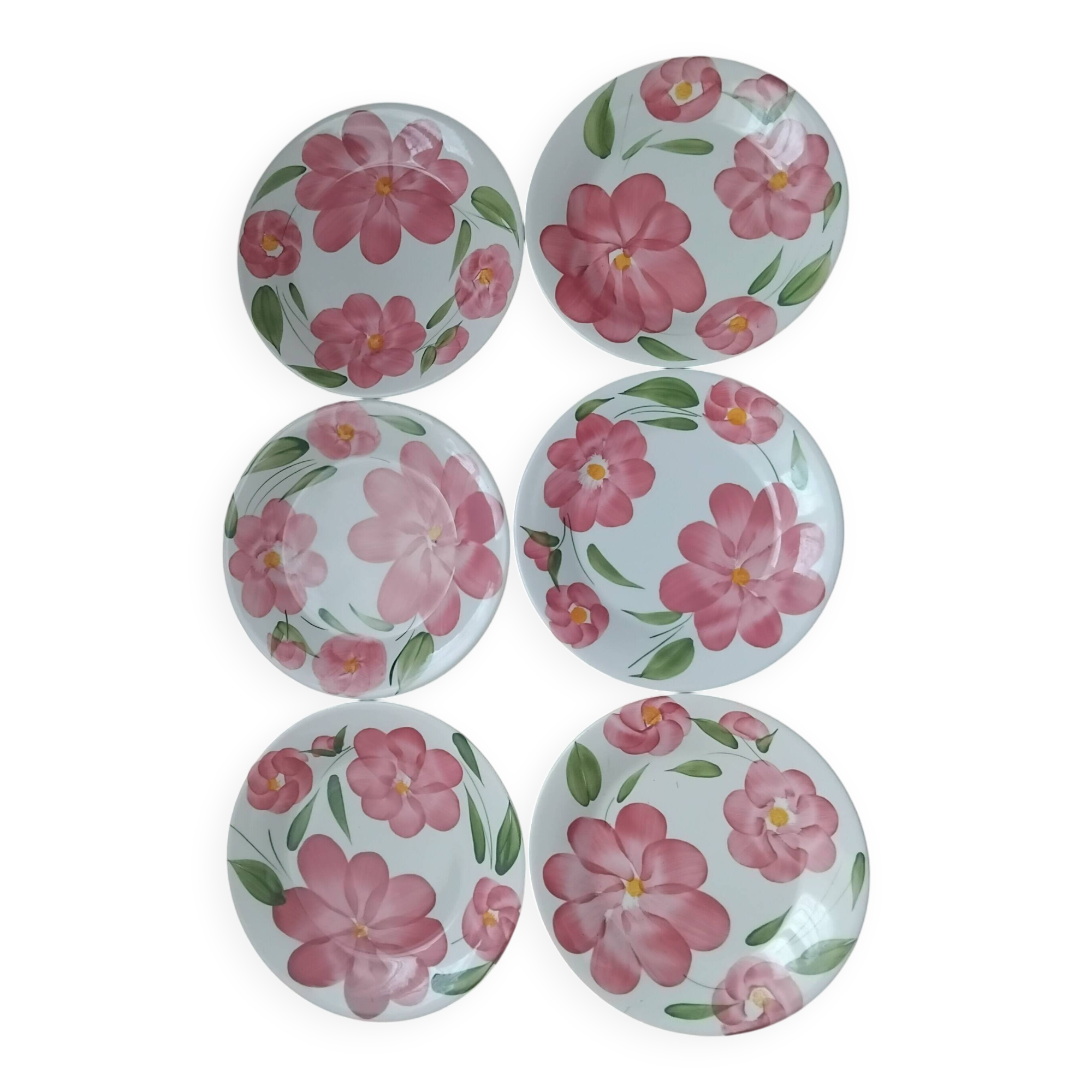 Set de 6 assiettes plates en céramique San Marciano