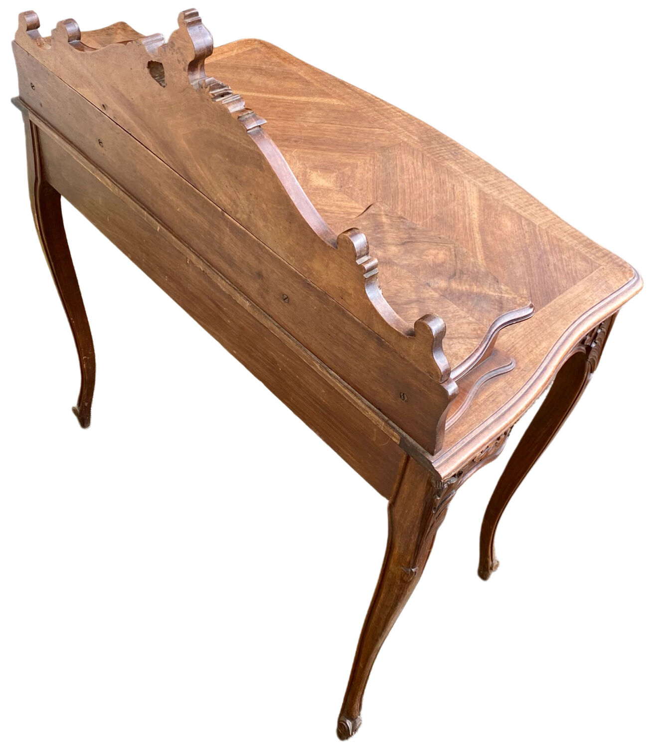 Louis XV desk, 19th century, carved.