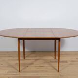 Mid-Century Teak Danish Round Dining Table, 1970s