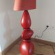Lamp / luminaire retro 1970s style red
