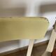 4 wooden chairs and formica kitchen