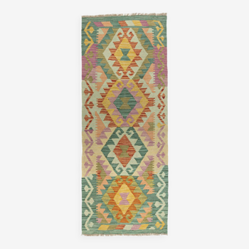 Afghan Pashtun hallway kilim 173 x 68 cm