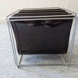 Magazine rack by Gérard Rignault for Group SA, France circa 1970