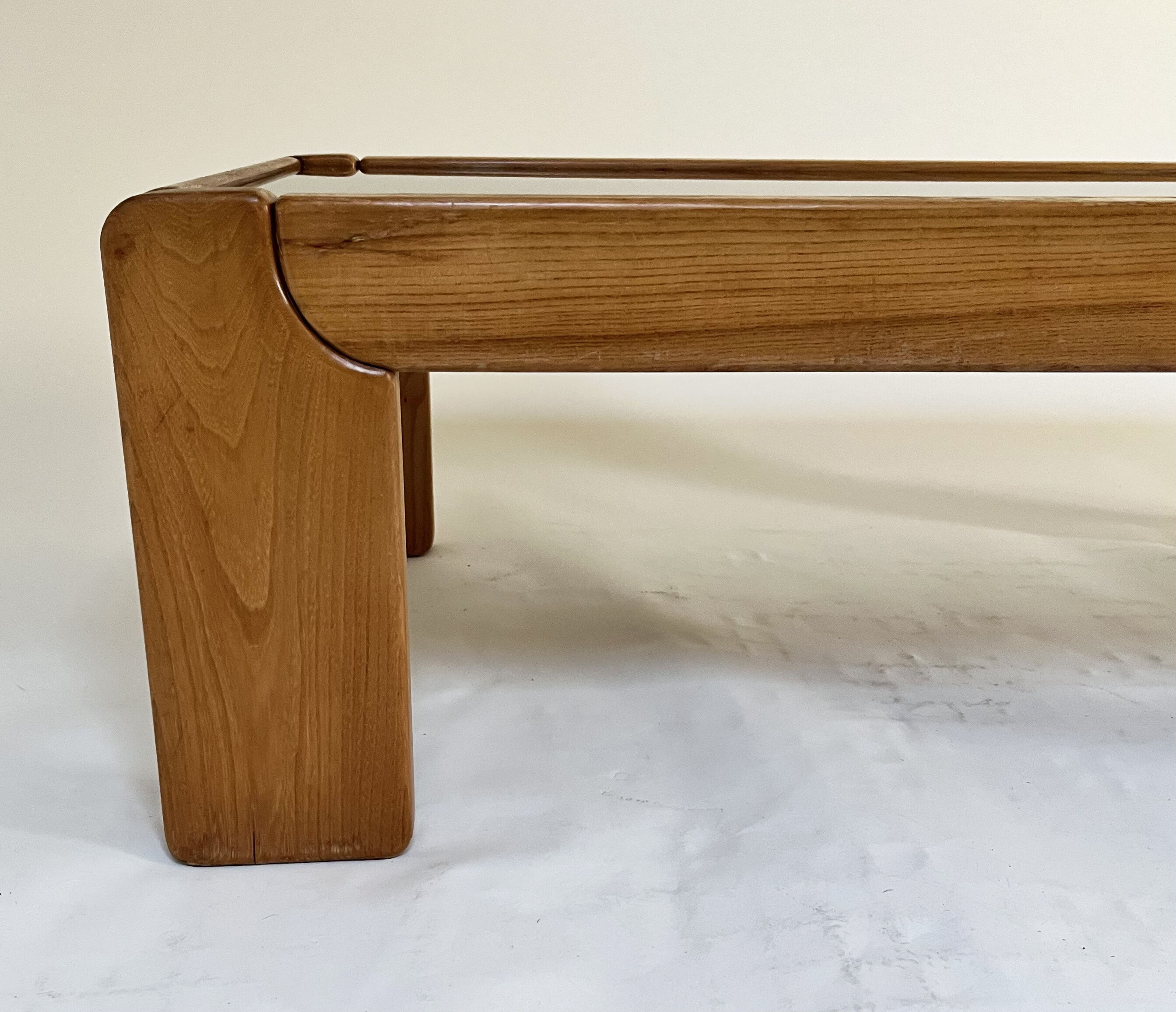 Solid elm coffee table - Maison Regain
