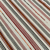 5x9 modern striped hemp rug, 148x269cm