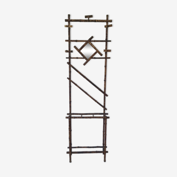 Bamboo coat rack cloakroom