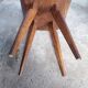 Table tabouret bois