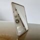 Vintage barber mirror for tabletop or wall hanging, 1950s 60s.
