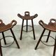 Vintage Spanish barstools brutalism Marbella