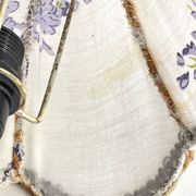 LAMPSHade Plexiglass and Lilac Fabric VINTAGE