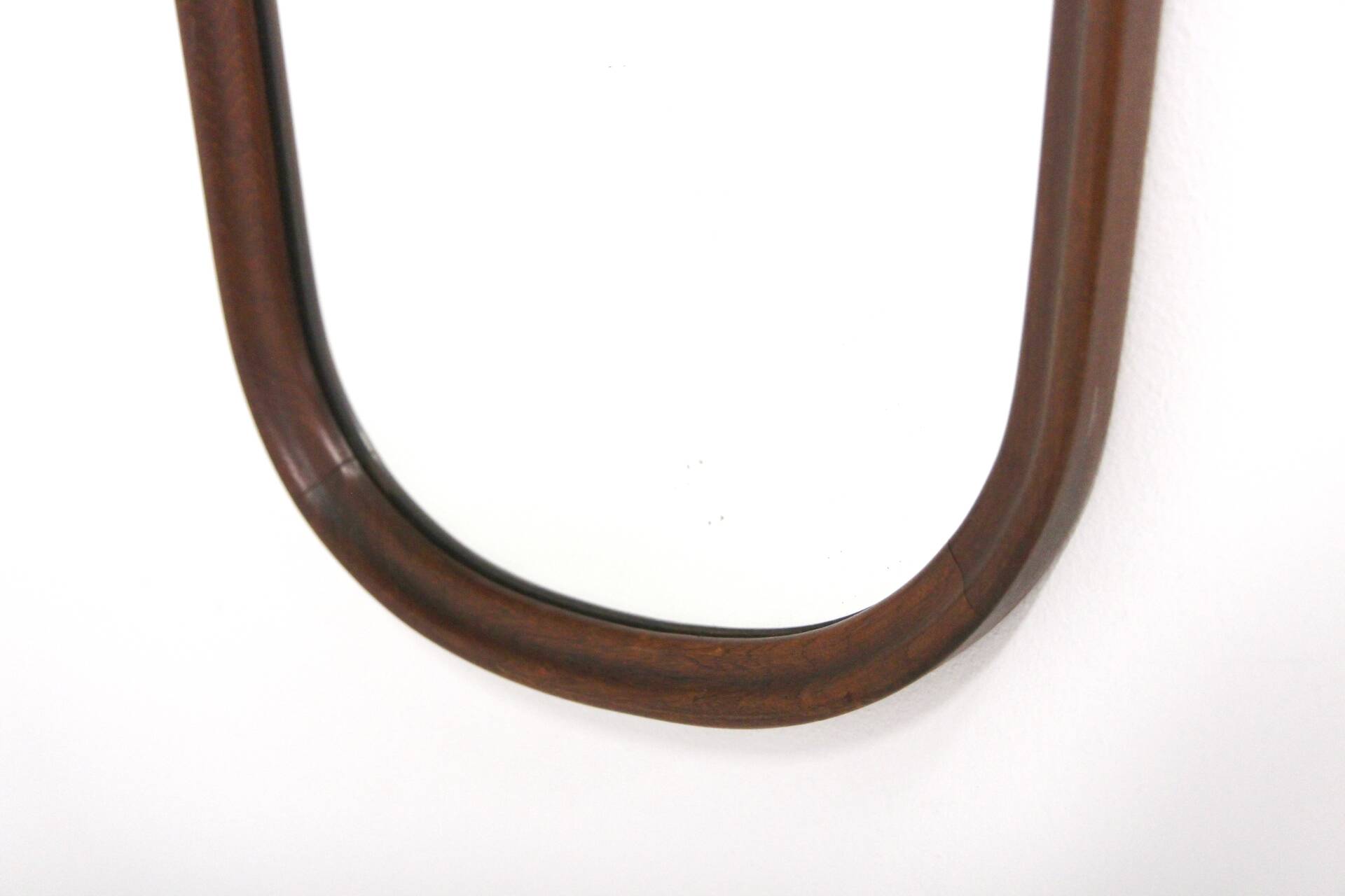 Scandinavian rosewood mirror, 120x38cm, Sweden, 1960