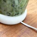 Postmodern stone table lamp, 1980s