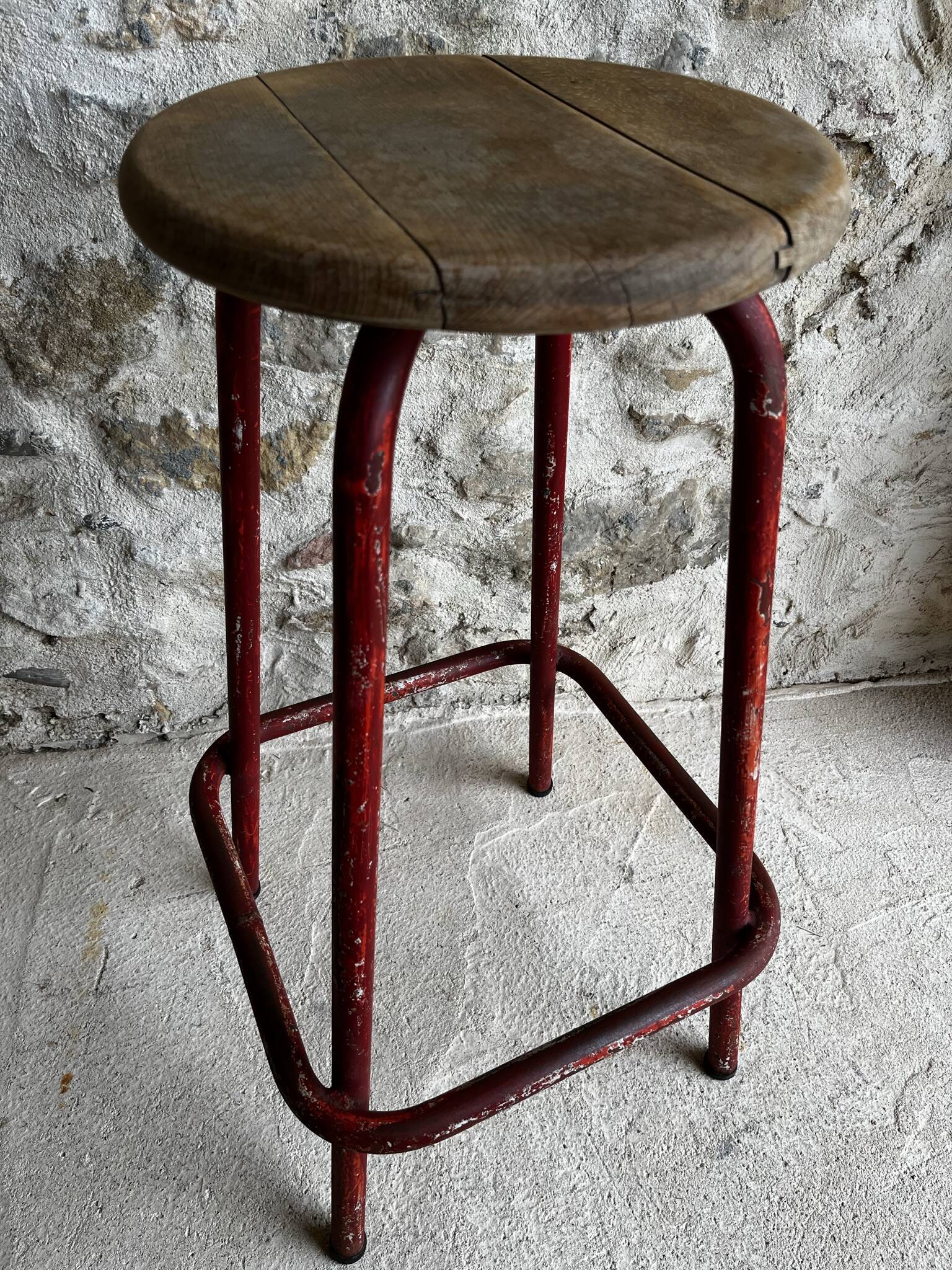 Industrial high stool - workshop