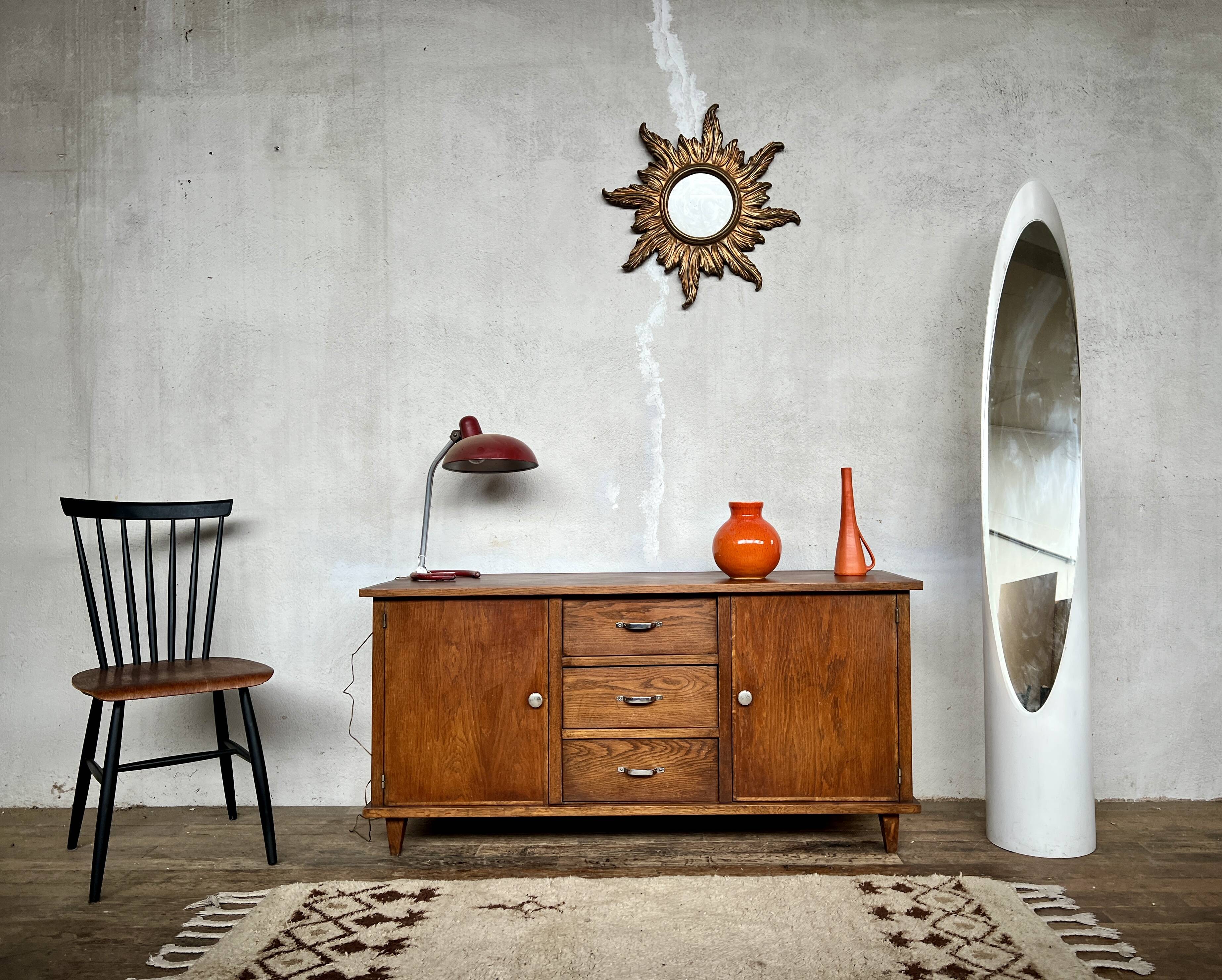 Vintage oak sideboard / TV cabinet