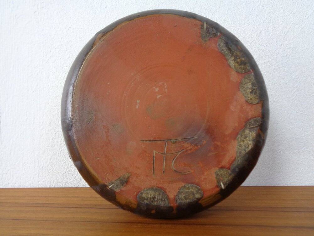 Ceramic Mushroom Vase, 1960s