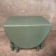 Green gateleg folding coffee table