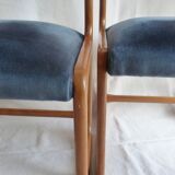 Suite of 4 Baumann sled chairs