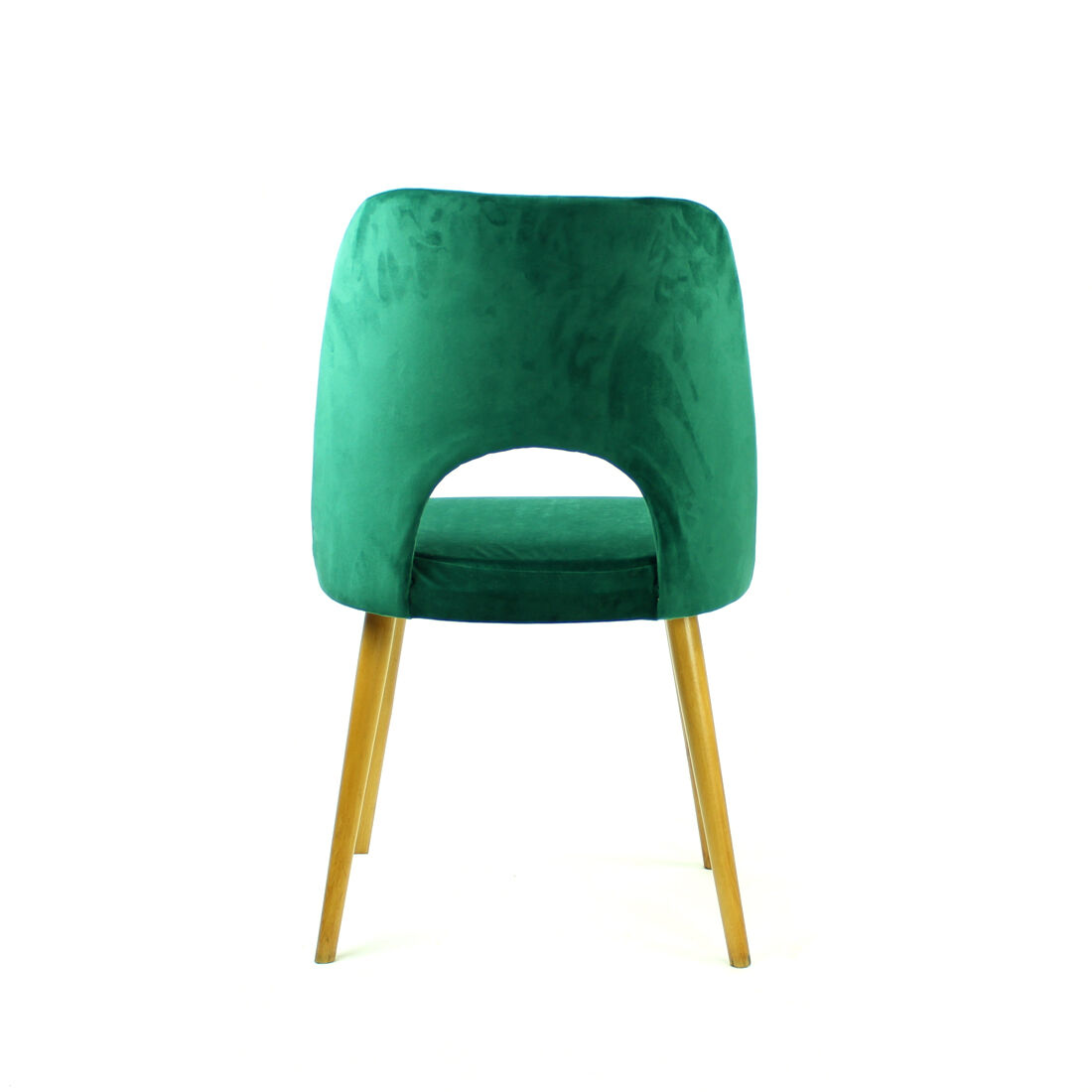 Dining Chairs By Oswald Haerdtl In Velvet For Ton, Czechoslovakia 1950s, Set Of 4